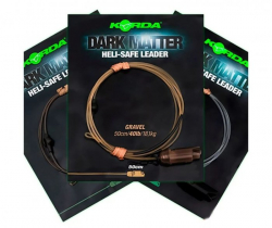 Готовая оснастка Korda Dark Matter Leader Heli Safe Gravel 40lb 1m