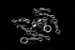 Мини вертлюг с кольцом Ridge Monkey Mini Hook Ring Swivel Size 18 10шт