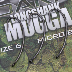 Крючок Gardner Covert Dark longshank Mugga hooks barbed #6