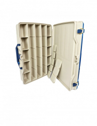 Ящик Plano Guide Series Angled Tackle System Box White/Blue Lid
