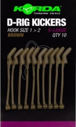 Лентяйка Korda Kickers D Rig Brown Large 1шт