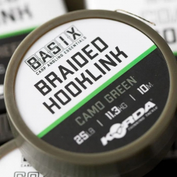 Поводочный материал KORDA Basix Braided Hooklink 25lb/11,32kg 10м
