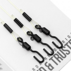 Готовый поводок Korda Booms Spinner Swivel XX 5.5in 14cm 35LB 3шт