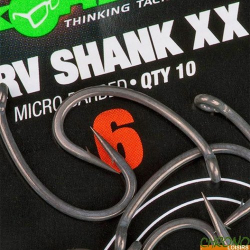 Крючки карповые Korda Kurv Shank XX Size 1 10шт
