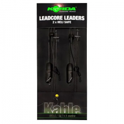Готовый монтаж Korda Leadcore leader Heli Safe 1m Gravel 2шт