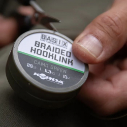Поводочный материал KORDA Basix Braided Hooklink 25lb/11,32kg 10м