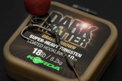 Поводковий матеріал в оболонці Korda Dark Matter Tungsten Coated Braid Weed Green 18lb/8.2kg 10м 