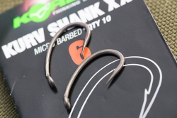 Крючки карповые Korda Kurv Shank XX Size 1 10шт