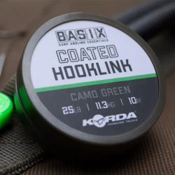 Повідувальний матеріал в оболонці KORDA Basix Coated Hooklink 25lb/11,32kg 10м 