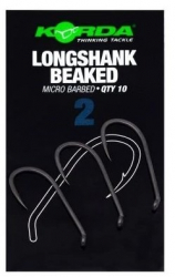 Крючки Korda Longshank Beaked Barbed Hooks Size 2 10шт