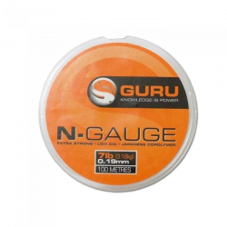 Поводочный материал Guru N-Gauge Japanese Mono Copolymer Clear 4Lb 0,13mm 100m
