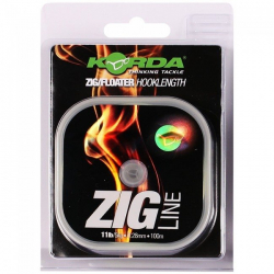 Поводочный материал для Зиг Рига KORDA Zig Line 9LB/4.1kg 0.25mm 100м