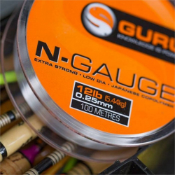Поводочный материал Guru N-Gauge Japanese Mono Copolymer Clear 4Lb 0,13mm 100m