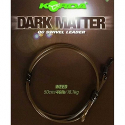 Постачальник: Місто: Київ Korda Dark Matter Leader QC Swivel Weed 50cm 40Lb/18.1кг 1шт 