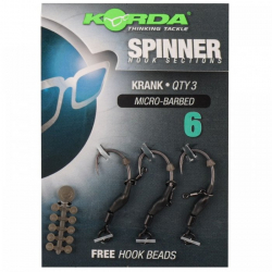 Готовый поводок Korda Spinner Hook Sections Krank Size 6 3шт