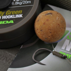Поводковый материал в оболочке Korda N-TRAP Semi - Stiff Green 30lb/13,6kg 20м