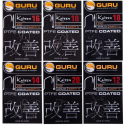 Крючки безбородые GURU Kaizen Eyed hook Barbless №14 10шт