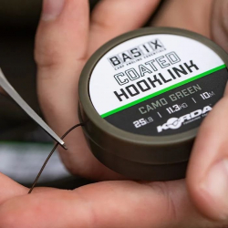 Повідувальний матеріал в оболонці KORDA Basix Coated Hooklink 25lb/11,32kg 10м 