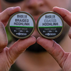 Повідувальний матеріал в оболонці KORDA Basix Coated Hooklink 25lb/11,32kg 10м 
