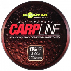 Леска Korda All Purpose Carp Line Green 10Lb 0,30mm 1000m
