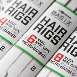 Готовый поводок Korda Basix Hair Rigs Wide Gape 18LB/8,2kg Size 8 2шт