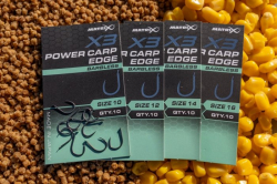 Крючки безбородые Matrix X3 Power Carp Edge Hooks Barbless Size 10 10шт