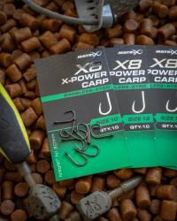 Крючки безбородые Matrix X8 X-Power Carp Eyed Hooks Barbless Size 10 10шт