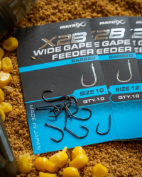 Крючки Matrix X2B Wide Gape Feeder Hooks Barbed Size 12 10шт
