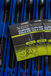 Крючки Matrix X6B Curved Pole XS Hooks Barbed Size 14 10шт
