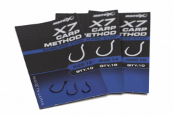 Крючки безбородые Matrix X7 Carp Method Eyed Hooks Barbless Size 12 10шт