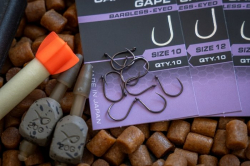 Крючки безбородые Matrix X9 Carp Wide Gape Eyed Hooks Barbless Size 10 10шт