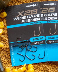 Крючки Matrix X2B Wide Gape Feeder Hooks Barbed Size 12 10шт