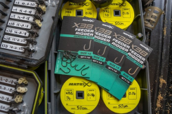 Крючки Matrix X3B Feeder Rigger Eyed Hooks Barbed Size 16 10шт