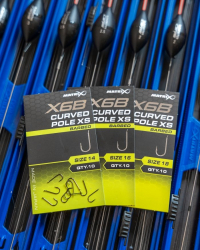 Крючки Matrix X6B Curved Pole XS Hooks Barbed Size 14 10шт