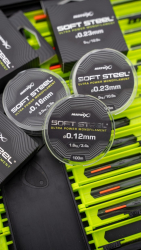 Поводочный материал Matrix Soft Steel Ultra Power Monofilament 0,10mm 2,3lb 1,1kg 100m