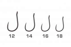 Крючки безбородые Matrix X5 F1 Pellet Rigger Eyed Hooks Barbless Size 12 10шт