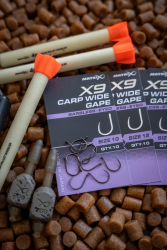Крючки безбородые Matrix X9 Carp Wide Gape Eyed Hooks Barbless Size 10 10шт