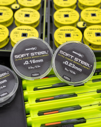 Поводочный материал Matrix Soft Steel Ultra Power Monofilament 0,10mm 2,3lb 1,1kg 100m