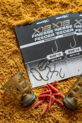 Крючки Matrix X1B Finesse Feeder Hooks Barbed Size 18 10шт