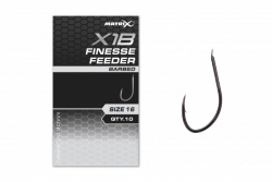 Крючки Matrix X1B Finesse Feeder Hooks Barbed Size 18 10шт