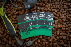 Крючки безбородые Matrix X8 X-Power Carp Eyed Hooks Barbless Size 10 10шт