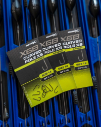 Крючки Matrix X6B Curved Pole XS Hooks Barbed Size 14 10шт
