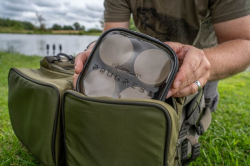 Кейс с баночками для дипования Korum Progress EVA Hookbait Pouch 4 Tub