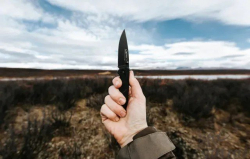 Нож складной Martini Black Folding Knife 8cm