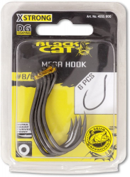 Крючок Black Cat Mega Hook DG DG coating #8/0 6шт