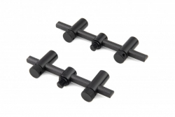 Буз бар Fox Black Label Carbon Adjustable 2 Rod Buzz Bars 110-125mm