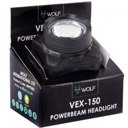 Фонарь налобный Wolf VEX-150 Powerbeam Headlight 1шт