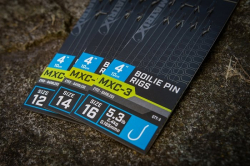 Готовый поводок с безбородым крючком Matrix MXC-3 Boilie Pin Rigs 10cm/4ins Barbless 0,20mm Size 12 8шт