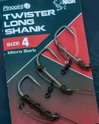 Крючки карповые Nash Twister Long Shank Size 1 10шт