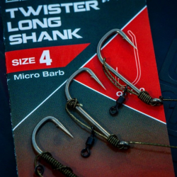 Крючки карповые Nash Twister Long Shank Size 1 10шт